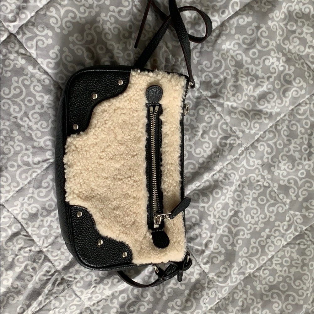 Brand New Coach Sheep Fur Crossbody